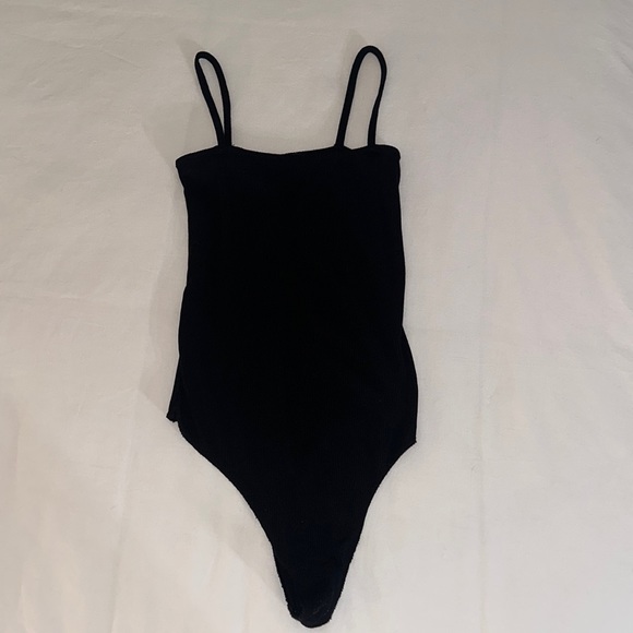 Brandy Melville Other - Brandy Melville black ribbed bodysuit